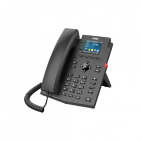 telefone ip empresarial fanvil x303g gigabit 4 linhas sip